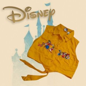 Embroidered Disney Tie Top